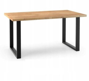 Rozkładany stół 120 cm RONA - Dąb craft złoty