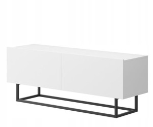 Biała szafka RTV pod TV Marcus 120 cm