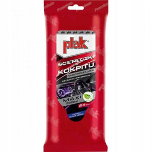 PLAK MAX Ściereczki do kokpit nabłyszczające blacK