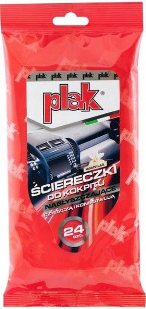 PLAK Ściereczki do kokpitu nabłyszczające-wanilia
