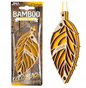 Zapach Samochodowy Odświeżacz Bamboo Coco Beach