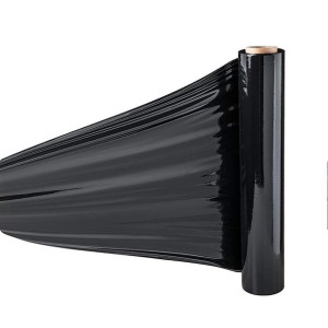 Folia Stretch 1,5kg Czarna Strecz Strech Czarny