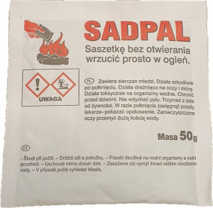 Sadpal Katalizator Wypalania Sadzy W Kominie 50g