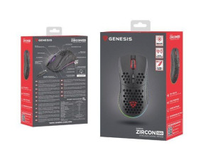 Mysz Dla Graczy Genesis Zircon 550 Bezprzewodowa 8000Dpi Gamingowa