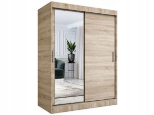 Szafa przesuwna z lustrem GLEN 150cm - sonoma