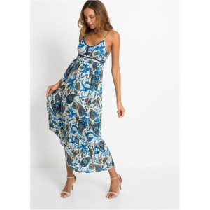 Sukienka Maxi Z Haftem Wzór Orientalny 32-34 904513
