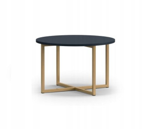 Granatowa Mała ława do salonu Fallon 60 cm