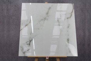 99m2 Płytki Białe Czarna Nić Żyłka Podłogowe 80x80