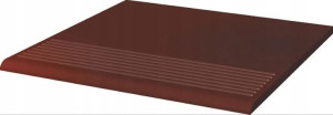 Stopnica Czerwona Prosta Cloud Brown 30x30 Gat Ii