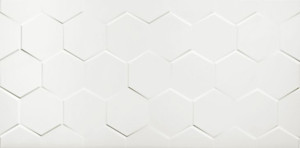 Płytki Białe Scienne Hexagone Błyszczące 30x60