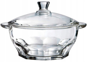 Waza Z Pokrywką Szklana Misa Luminarc Granity 1,5l