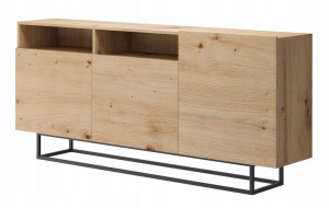 Industrialna komoda loft Easy EK180 - Dąb Artisan