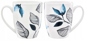 Ambition Blue Flower Kubek Baryłka Porcelana 370ml
