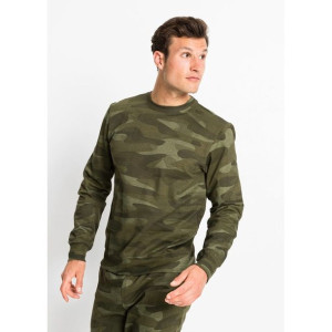 Bawełniana Bluza Moro Ze Ściągaczami 64-66 921114