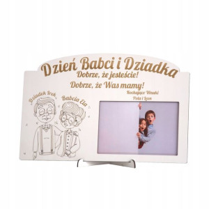 Ramka Na Zdjęcie Prezent Na Dzień Babci I Dziadka
