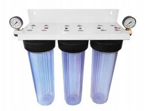 Filtr Hydro Pure 60 Big-blue 20"x3 Manometry=