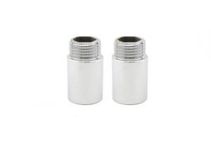 Przedłużka chrom dł. 30 mm GZ 1/2 x GW1/2 2szt