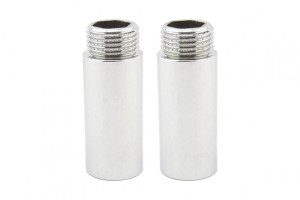 Przedłużka chrom dł. 50 mm GZ 1/2 x GW1/2 2szt