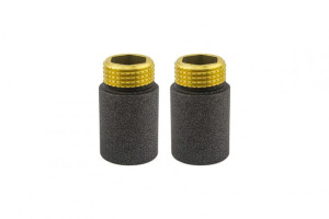 Przedłużka ciemny grafit strukturalny dł. 30 mm GZ 1/2 x GW1/2 2szt