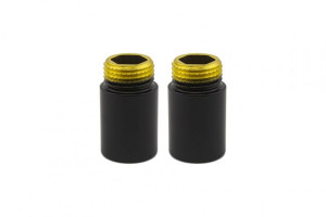 Przedłużka czarny mat dł. 30 mm GZ 1/2 x GW1/2 2szt