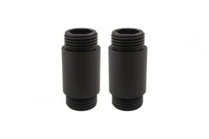 Przedłużka czarny strukturalny dł. 30 mm GZ 1/2 x GZ1/2 2szt