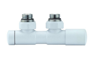 Zawór regulacyjny 50mm TWINS biały strukturalny prawy
