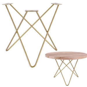 Stelaż nogi do stolika kawowego hairpin legs 40 cm