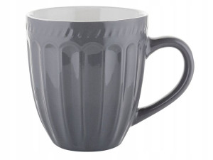 Kubek Porcelanowy 350ml Roma Retro Szary Florina