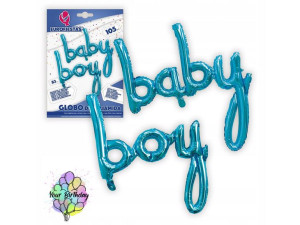 Balon Napis Na Baby Shower Baby Boy 105cm