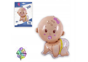 Balon Baby Shower Bobas Dziewczynka 75cm