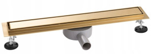 Odpływ Liniowy 70 Cm Obrotowy Syfon 360 Złoty
