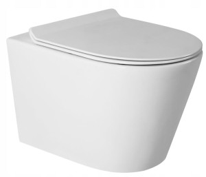 Miska Wc Wisząca Rimless Bezkołnierzowa Mu-6 Deska