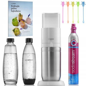 Saturator do wody SodaStream Duo BIAŁY +butelki