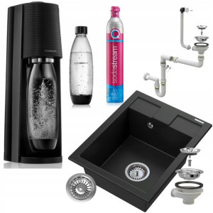 Zlewozmywak granit 1 komora BEST+ SodaStream Terra