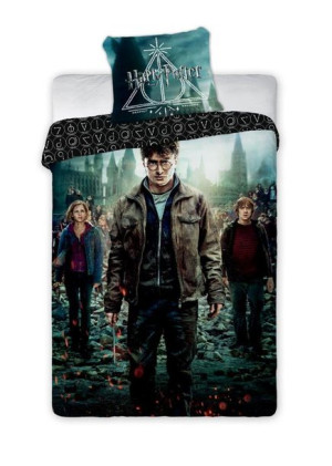 Pościel bawełniana 135x200cm HARRY POTTER Hogrwart
