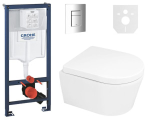 Grohe Stelaż Przycisk Zestaw Miska Wc Wisząca Tixi