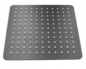 Deszczownica Czarna Slim 20 Metalowa Prysznicowa
