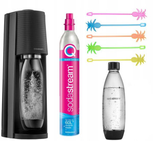 Soda Stream SATURATOR Terra CZARNY + butelka