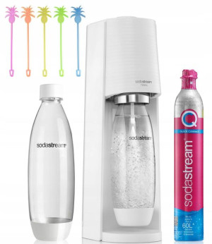 SodaStream TERRA saturator do wody BIAŁY +butelka