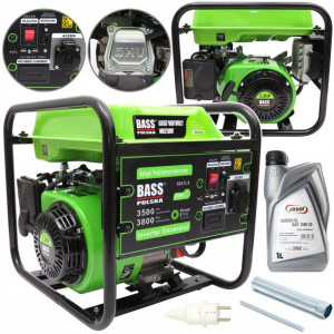 Agregat Prądotwórczy Inwertorowy 3,8kw 230v Avr +o