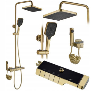 Zestaw Prysznicowy Natryskowy Rob Gold Brush - Rea