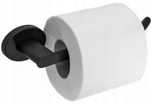 Uchwyt Na Papier Toaletowy Czarny Matowy Black