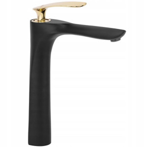 Bateria Umywalkowa Orbit Black Gold Wysoka - Rea
