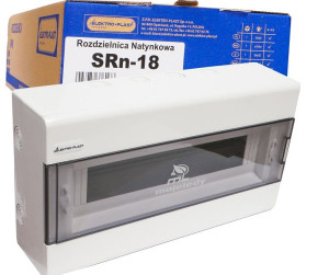 Rozdzielnia mod 1x18 natynkowa IP40 SRn 18 1.5