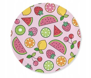 Papierowy talerz Summer party 6 szt. 18 cm