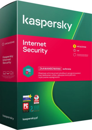 Kaspersky Internet Security PL 5 stanowisk 2 lata nowa licencja