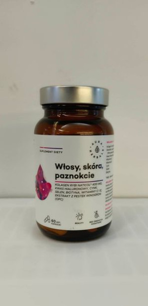 Kolagen NatiCol 60 kapsułek Włosy, skóra, paznokcie Aura Herbals