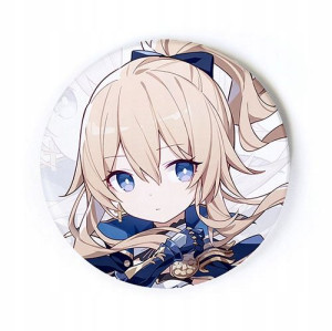 Przypinka anime Genshin Impact Jean 58 mm