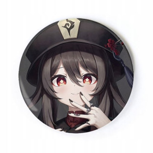 Przypinka anime Genshin Impact Hu Tao 58 mm