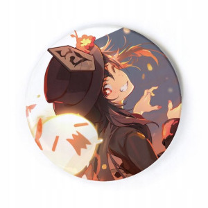 Przypinka anime Genshin Impact Hu Tao 58 mm